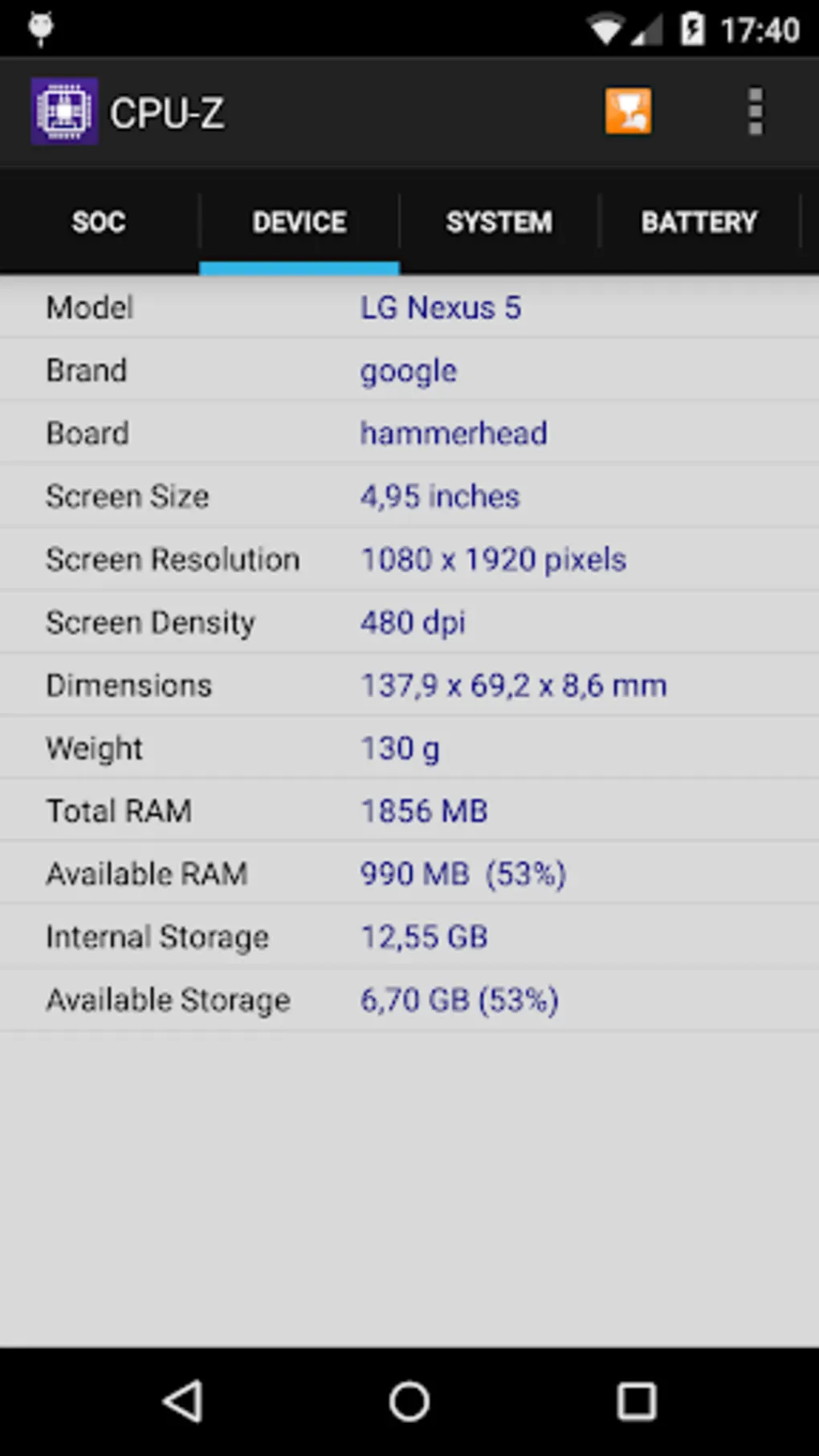 cpu-z安卓中文版 - 手机版cpu-z硬件检测工具 Hero图